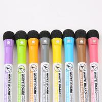 Ensemble de marqueurs effaçables pour tableau blanc magnétique à eau, faible odeur, colorés, avec gomme