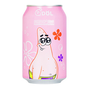 Agua con Gas con Sabor a Lima Qdol Spongebob, 330 ml, <span class=keywords><strong>Refresco</strong></span> con Sabores a Uva, Melocotón Blanco, Lichi y Mango en Envase <span class=keywords><strong>de</strong></span> Botella - Product Image 3