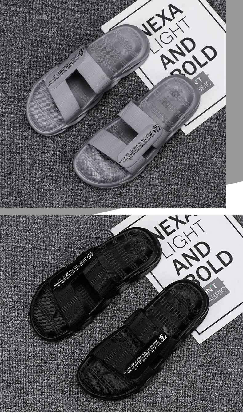 Summer Outdoor Sldes Sandals Men Rubber Soft Casual Slippers Sandals for Mens