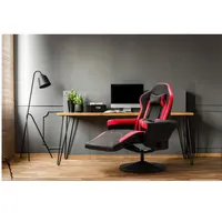 Chaise de course ergonomique directe, siège avec repose-pieds, pour Gaming, bureau, usine directe