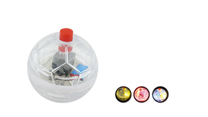 Pelota electrónica interactiva de plástico para gatos, bola transparente para mascotas, diseño de juguetes para el día a día, 3,5 cm - Product Image 2