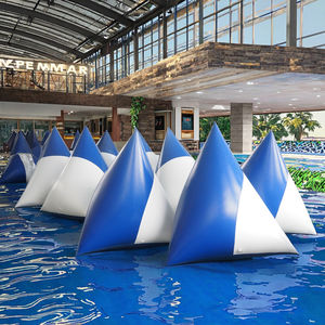 Facile à transporter Bouée gonflable en PVC résistant à l'usure et durable Marquage des zones d'entraînement pour l'entraînement à la natation Fêtes de <span class=keywords><strong>plage</strong></span> Camping - Product Image 5