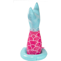 Jouet Arroseur Gonflable Sirène en PVC pour Jardin, Jouet Arroseur d'Eau Clignotant pour l'Été, Jouets Gonflables d'Extérieur pour l'Été