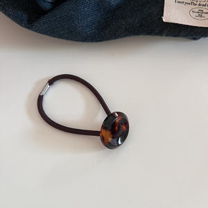 ยางรัดผมสไตล์เรโทรแบบมินิมอล ยางยืดสำหรับผู้หญิง ไม่ลื่น ยืดหยุ่นสูง เครื่องประดับผมวินเทจ - Product Image 5