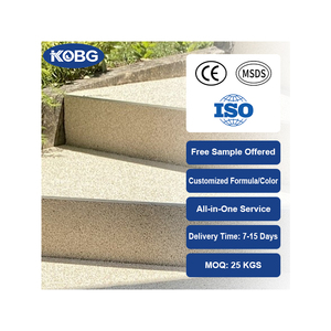 Peinture décorative KOBG effet <span class=keywords><strong>pierre</strong></span> lavée pour toutes les surfaces murales et de sol, résistante à la moisissure et améliorant l'attrait esthétique - Product Image 1