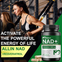 Prix de gros Capsules OEM Private Label Resveratrol Plus Nicotinamide Riboside Nucléosides Capsules de supplément de poudre de nad
