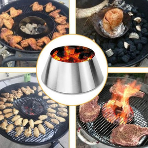12inch <strong>BBQ</strong> Vortex Designed for <strong>Kettle</strong> <strong>BBQ</strong> 8 Inch <strong>BBQ</strong> Whirlpool <strong>Kettle</strong> <strong>Charcoal</strong> Grill Accessories - Product Image 3