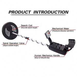 2025 Segurança Coin Detector MD5008 ROHS Certified Steel Metal Detector com Rádio Shack Discovery 1000 Gold Detector Station - Product Image 3