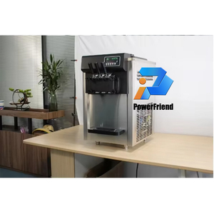 Machine à glace molle professionnelle Powerfriend de haute qualité, 3 saveurs, haute productivité, prise <span class=keywords><strong>japonaise</strong></span> pour les commerces - Product Image 4
