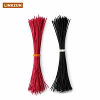 Kabel UL10368 UL3266 26AWG Merah Hitam dengan Ujung Terbuka 185±5mm untuk Palu Listrik WU312, Baterai, dan Kabel Kontrol