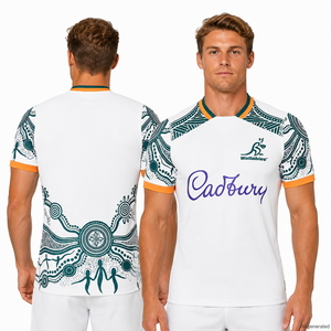 T-shirts à manches courtes pour hommes, essentiels pour les fans de rugby, avec logo personnalisé de l'équipe nationale de rugby 2026, logo de marque gratuit - Product Image 6