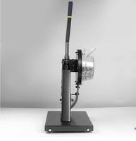 Machine à œillets semi-automatique en acier inoxydable de 12 mm, équipement de poinçonnage manuel post-impression