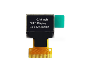 Module d'affichage OLED 0,49'' 64x32 S T7315 I2C 14 broches, écran à angle de vision complet pour l'électronique intelligente - Product Image 1
