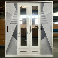 Armoire industrielle en acier pour chambre à coucher, rangement de vêtements, idéale pour la location