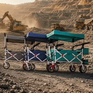 Gartenwerkzeug Schubkarre aus Kunststoff, Robuster Klappwagen für den Außenbereich FW010 CE/SGS/BSCI China Fabrik - Product Image 5