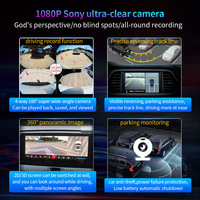 Système d'assistance panoramique universel à 360 degrés HD vision nocturne surveillance 3D image de recul kit de caméra panoramique de stationnement