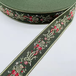 Neue Mode Retro Ethnischer Stil DIY Bogen Haar und Kleidung Gürtel Zubehör Elastisches Jacquard band mit gestreiftem Muster - Product Image 3