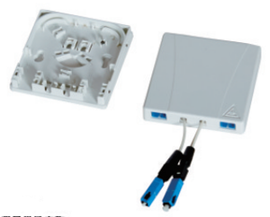 Boîtier <span class=keywords><strong>de</strong></span> terminaison <span class=keywords><strong>fibre</strong></span> optique FTTH MT-1231 1/2/4 ports Cat5e <span class=keywords><strong>RJ45</strong></span> avec connecteur SC, boîte <span class=keywords><strong>de</strong></span> raccordement intérieure <span class=keywords><strong>fibre</strong></span> optique - Product Image 2
