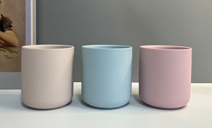 New 12oz 375ml Nordic Custom Cute Matte <b>Ceramic</b> <b>Candle</b> Vessel <b>White</b> Round <b>Candle</b> <b>Jar</b> With Lid - Product Image 6
