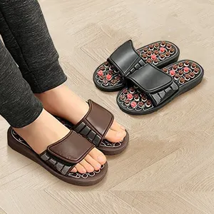 <span class=keywords><strong>Massage</strong></span> de réflexologie masseur de pieds d'acupression avec tête remplaçable fond épais pantoufle de <span class=keywords><strong>massage</strong></span> des pieds EVA - Product Image 1