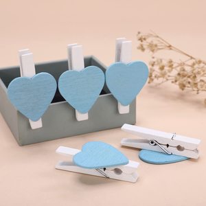 Petites pinces <span class=keywords><strong>à</strong></span> <span class=keywords><strong>linge</strong></span> <span class=keywords><strong>en</strong></span> <span class=keywords><strong>bois</strong></span> rectangulaires pour baby shower, cadeaux pour garçons, artisanat, photos, clips pour photos, emballage <span class=keywords><strong>en</strong></span> sachet OPP - Product Image 4