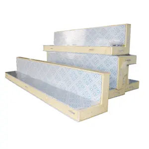 sandwich panel upgrading concrete slab floors pir pur foam Fireproof Waterproof Interior Wall sandwich panel