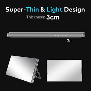 จอภาพพกพาแบบขยายสำหรับการทำงานระหว่างเดินทาง ขนาด 15.6 นิ้ว จอคู่ - Product Image 5