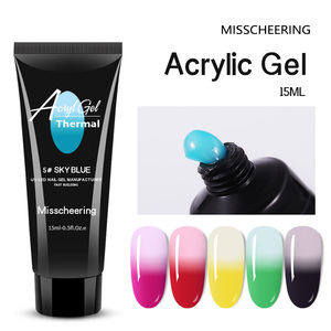 15ml nhiệt mở rộng gel sơn móng tay nhiệt độ màu thay đổi mở rộng lời khuyên <span class=keywords><strong>Acrylic</strong></span> Gel Builder ngâm tắt UV Gel véc ni - Product Image 4