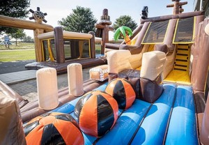 Circuito de Aventuras Inflable al por Mayor con Material de PVC Ecológico, Capacidad para 20 Personas, para Parques de Diversiones - Product Image 5