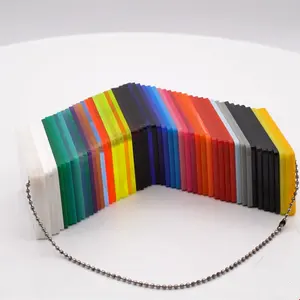 Foglio di Perspex acrilico personalizzato all'ingrosso trasparente, colore, fluorescente, gelo, specchio e pannello colorato
