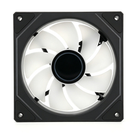 Ventilateur de boîtier gaming à miroir infini ARGB 4 broches PWM 5V 120mm à faible bruit avec roulement à billes - Grande Vente