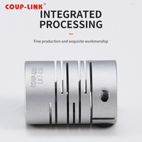 COUP-LINK Accouplement hélicoïdal à jeu nul en alliage d'aluminium, coupleur d'arbre flexible pour encodeur, moteur pas à pas, mouvement linéaire D38