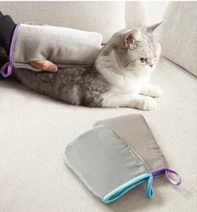 Gant double fonction pour enlever les poils d'animaux, nettoyage domestique, tissu écologique anti-peluches réutilisable, outil anti-morsure pour poils d'animaux - Product Image 5