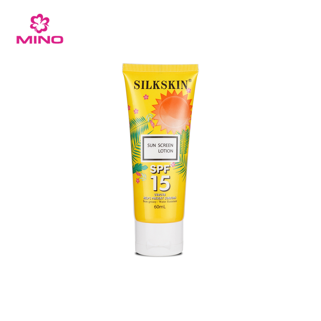 2022, высокое качество, SPF 15, оптовая продажа, органический цинковый солнцезащитный лосьон sunblock с деталями, завод GMPC и ISO22716