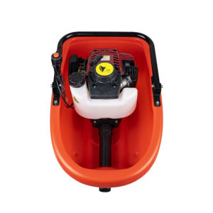 Bomba autocebante de gasolina portátil, Mini motor de gasolina multiusos rojo, bomba de agua con rociador tipo <span class=keywords><strong>barco</strong></span> flotante - Product Image 6