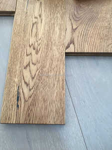 Assurance qualité Plancher en bois <span class=keywords><strong>massif</strong></span> Plancher d'intérieur en bois dur de chêne de couleur noyer pour le salon - Product Image 3