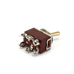 防水ラバーキャップブラスシルバー12V6ピントグルスイッチ電源ブラックトグルスイッチライトスイッチ - Product Image 5