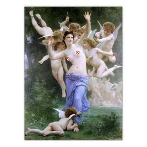 Peinture à l'huile sur toile de figures classiques célèbres pour la décoration de la maison et des murs - <span class=keywords><strong>Reproduction</strong></span> classique de la beauté - Product Image 3