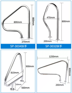 Échelle de <span class=keywords><strong>piscine</strong></span> en acier inoxydable 304 série SF/SL/MU, résistante à la corrosion, antidérapante, facile à installer, <span class=keywords><strong>pour</strong></span> piscines <span class=keywords><strong>hors</strong></span> <span class=keywords><strong>sol</strong></span> - Product Image 3