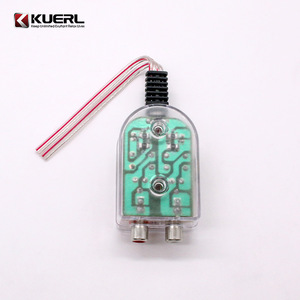 KUERL K-103 ตัวแปลงอิมพีแดนซ์อะแดปเตอร์เสียง RCA ตัวแปลงความถี่สูงถึงต่ำในรถยนต์ - Product Image 2