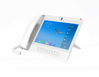 Téléphone IP vidéo Fanvil A320 20 lignes SIP, écran tactile 10,1 pouces, caméra 8MP, WiFi, PoE, téléphone de bureau professionnel