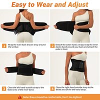 Ceinture de soutien lombaire réglable en néoprène Star, respirante et antidérapante, pour femmes et hommes, pour l'entraînement sportif