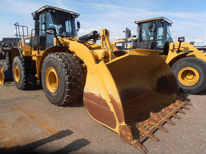 Cargador de ruedas CAT 966K 980K 980M pintura original CAT cargador frontal con bajas horas de trabajo - Product Image 2