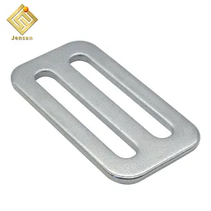 Jensan Custom 18KN 45mm metallo acciaio Tri Glide fibbia regolazione scorrevole fibbia per cintura di sicurezza/fettuccia/imbracature di sicurezza
