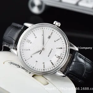 헤리티지 시리즈에 대한 뜨거운 판매 완전 자동 기계식 남성용 시계 스테인레스 스틸 사파이어 크리스탈 유리 - Product Image 4