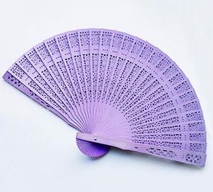 Abanico de Mano de Madera Tallada, Ecológico, Personalizado, Portátil, Multicolor, Estilo DIY, Decoración para el Hogar, Adorno para Halloween y Navidad - Product Image 5