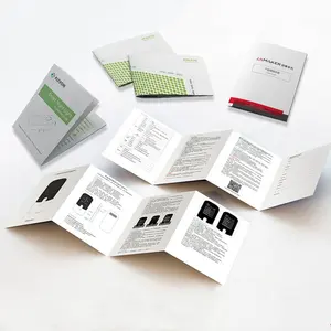 Goedkope Full Color Printing Gevouwen Papier Catalogus Afdrukken/Boekjes/Handleiding