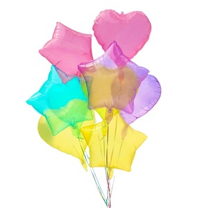 Globos de Corazón Transparentes de Color Caramelo de 18 Pulgadas de Cymylar, Rojo, Azul, Morado, Verde, Amarillo, para Fiestas de Cumpleaños, Fiestas de Confesión - Product Image 6