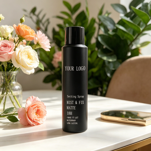 <span class=keywords><strong>Spray</strong></span> <span class=keywords><strong>Fijador</strong></span> <span class=keywords><strong>de</strong></span> <span class=keywords><strong>Maquillaje</strong></span> Vegano al por Mayor, Marca Privada, Negro, Resistente al Agua, Control <span class=keywords><strong>de</strong></span> Grasa, Mate - Product Image 1