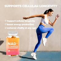 VitaHall Halal NAD+ Plus Gummies OEM Supplément Nettoyant Nicotinamide Adénine Dinucléotide Soins de la Peau Gummies NAD+ Plus